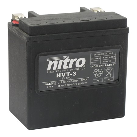 Nitro Batteri 12V, 12AH.