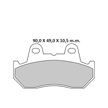Bremseklosser GL1500, Bak