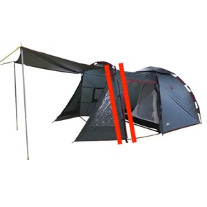 HD Camp teltstang side Ultra XL ved markisen