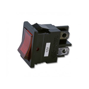 Red Rocker Switch
