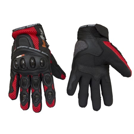 Bullfighter Freerider Mesh Hanske Red