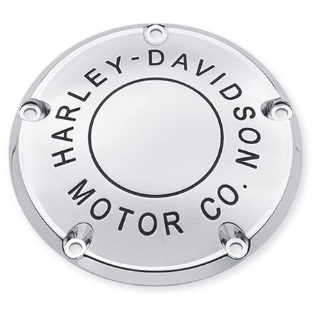 Harley Logo Chrome Derby Cover for Evolution