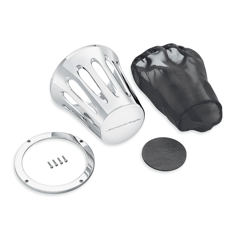 Screamin' Eagle Teardrop Heavy Breather Filter Cover LilleRolf's MC Shop