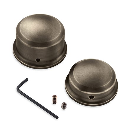 Brass Rear Axle Nut Covers