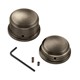 Brass Rear Axle Nut Covers