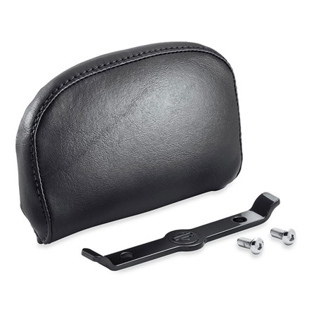 Passenger Backrest Pad - Compact - Smooth Black Vinyl