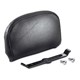 Passenger Backrest Pad - Compact - Smooth Black Vinyl