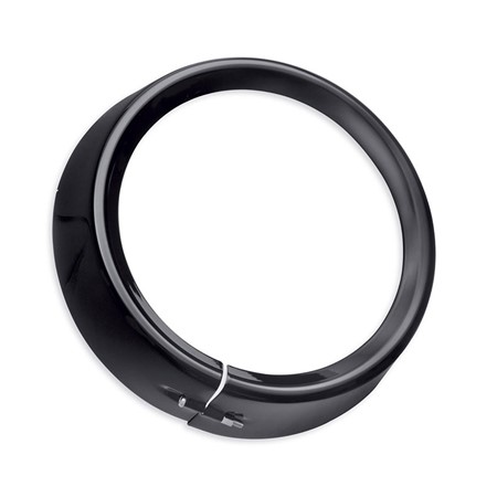 7 in. Headlamp Trim Ring, Black