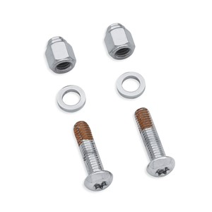Chrome Bullet Tip Footpeg Bolt Kit