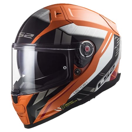 LS2 FF811 Vector 2 Stylus Svart/Oransje