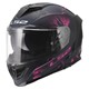 LS2 MC-Hjelm FF818 Storm III Burst Svart Rosa