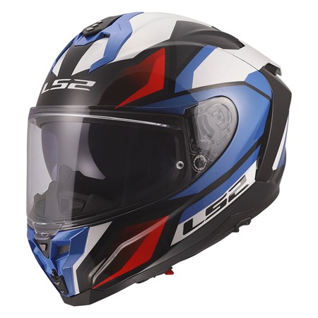 LS2 MC-Hjelm FF817 Challenger II viper Hvit Blå Rød