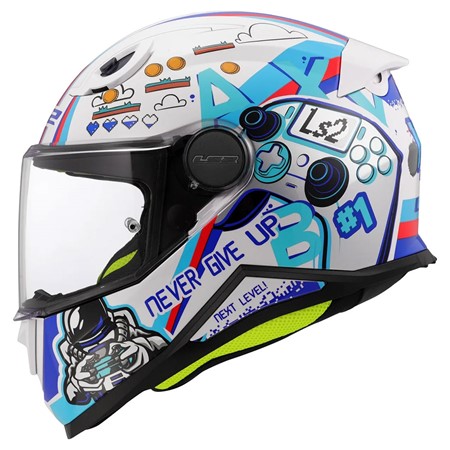 LS2 Barnehjelm FF812 Kid Next Level Hvit
