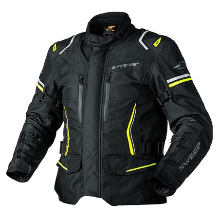 Sweep Outback MC-Jakke Svart/Gul