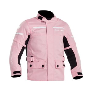 Richa Tipo Junior MC-Jakke Hvit/Rosa