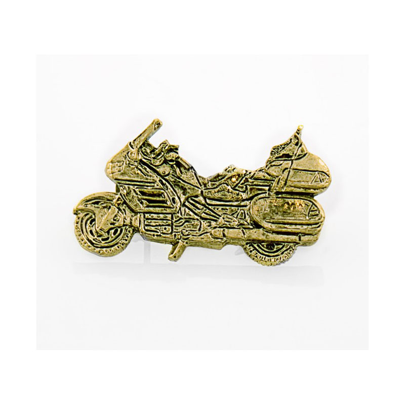 Bike Pin Gold LilleRolf's MC Shop