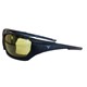 Bullfighter Solbrille Sort Ramme / Gult glass
