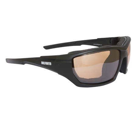 Bullfighter Solbrille Sort Ramme / Oransje Glass