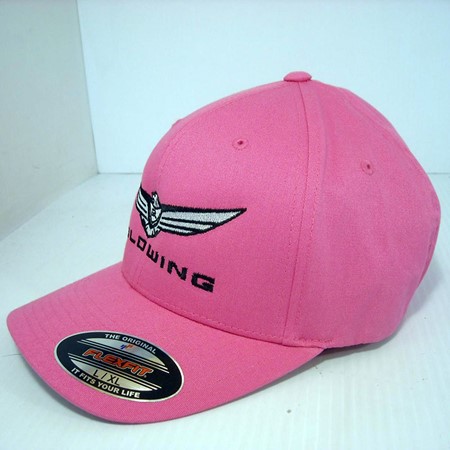 Gold Wing Structured Flexfit Hat - Pink