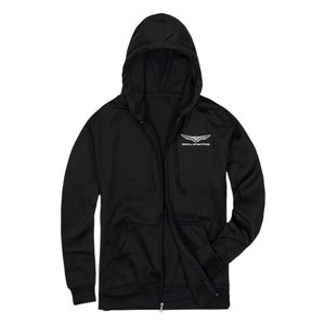 Gold Wing Full-Zip Hoodie - Black