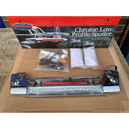 Chrome Low Profile Spoiler w/LED run-turn-brk light