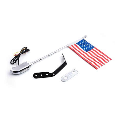 LED Flag Pole for 18-up GoldWing, Right