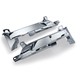 Goldstrike Passenger Floorboard Mount Covers, Chrome
