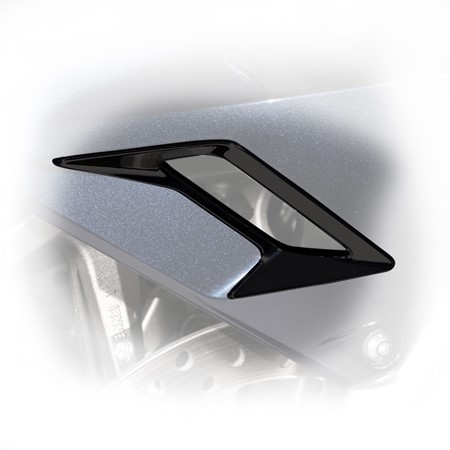Goldstrike Front Fender Vent Trims, Black