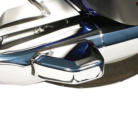 Goldstrike Saddlebag Guard Covers Chrome