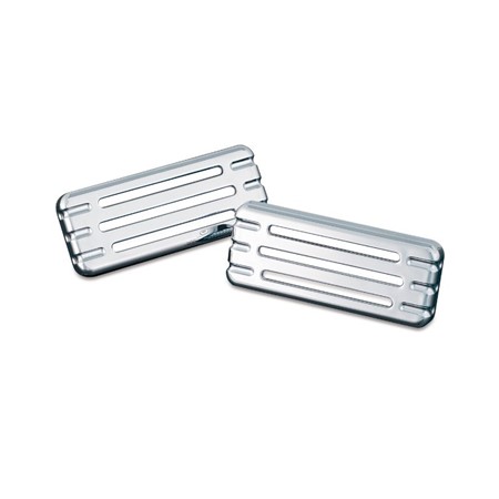 Small Chrome Reflector Covers (pr) - UTGÅTT
