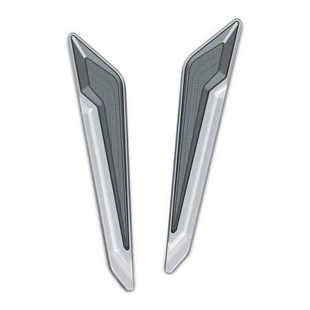 Omni L.E.D. Fork Inserts for '18-'20 Gold Wing, Chrome