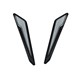 Omni L.E.D. Fork Inserts for '18-'20 Gold Wing, Satin Black