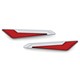 Omni L.E.D. Side Saddlebag Inserts for '18-'20 Gold Wing,Chr