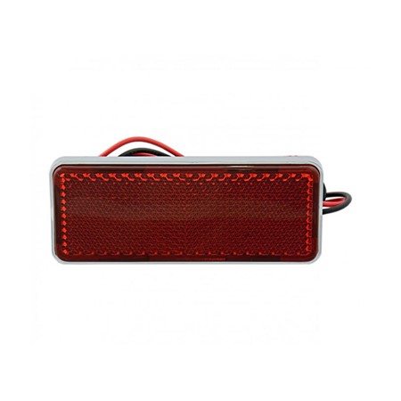 Red LED Lighted Reflector