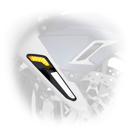 Goldstrike LED Fork Mounted NAV Lights, Black