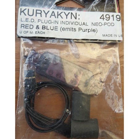 LED Plug-in Individual Neo-Pod, Red & Blue