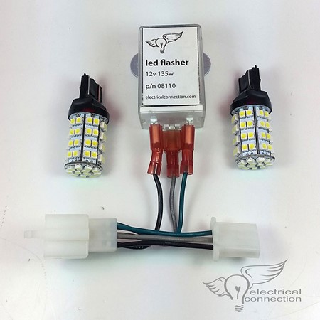 DRL Switchback Turn Signal Kit - LED Bulbs & Flasher