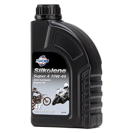 Silkolene Super 4 10w/40 1ltr, modifisert mineral olje