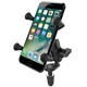 RAM Fork Stem Mount with Short Double Socket Arm & X-Grip