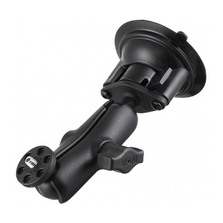 RAM Twist-Lock Suction Cup Mount with 1/4-20 Camera Adapter