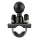 RAM Rail Base with Stainless Steel U-Bolt & 1" Ball