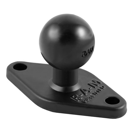 RAM Diamond Plate 2.43" x 1.31" with B Size 1" Ball