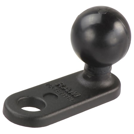 RAM 2.25" x 0.87" Motorcycle Base with 11mm Hole and 1" Ball