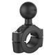 RAM Torque 3/4"-1" Dia. Handlebar/Rail Base with 1" Ball