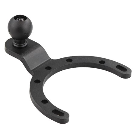 RAM Large Gas Tank Base with 1" Ball for Motorcycles