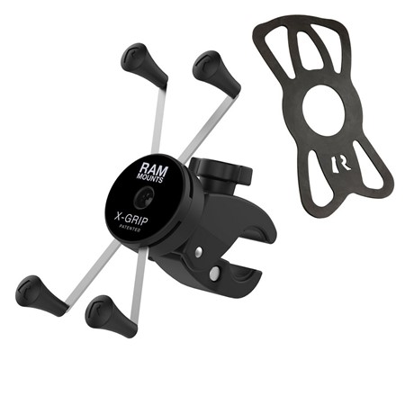 RAM X-Grip Large Phone Mount w/Low-Profile Small Tough-Claw