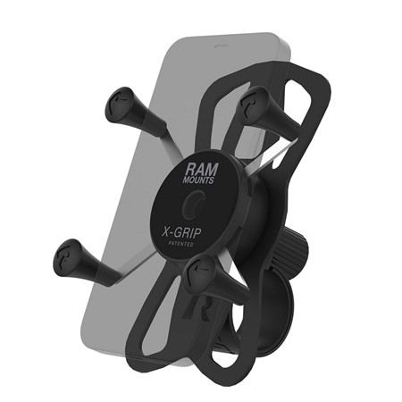RAM X-Grip Phone Mount with RAM Tough-Strap Handlebar Base