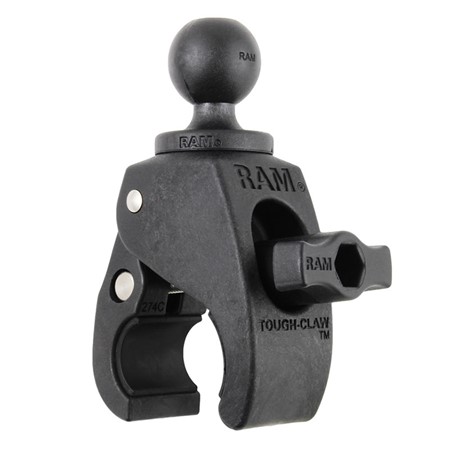 RAM Small Tough-Claw with B Size 1" Diameter Rubber Ball