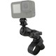 RAM Tough-Strap Double Ball Mount w/Univ. Action Camera Adap