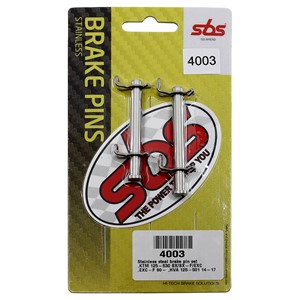 SBS Stainless Brake Pin Set Front & Rear